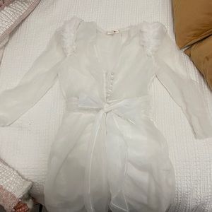 Love Shack Fancy White Dress